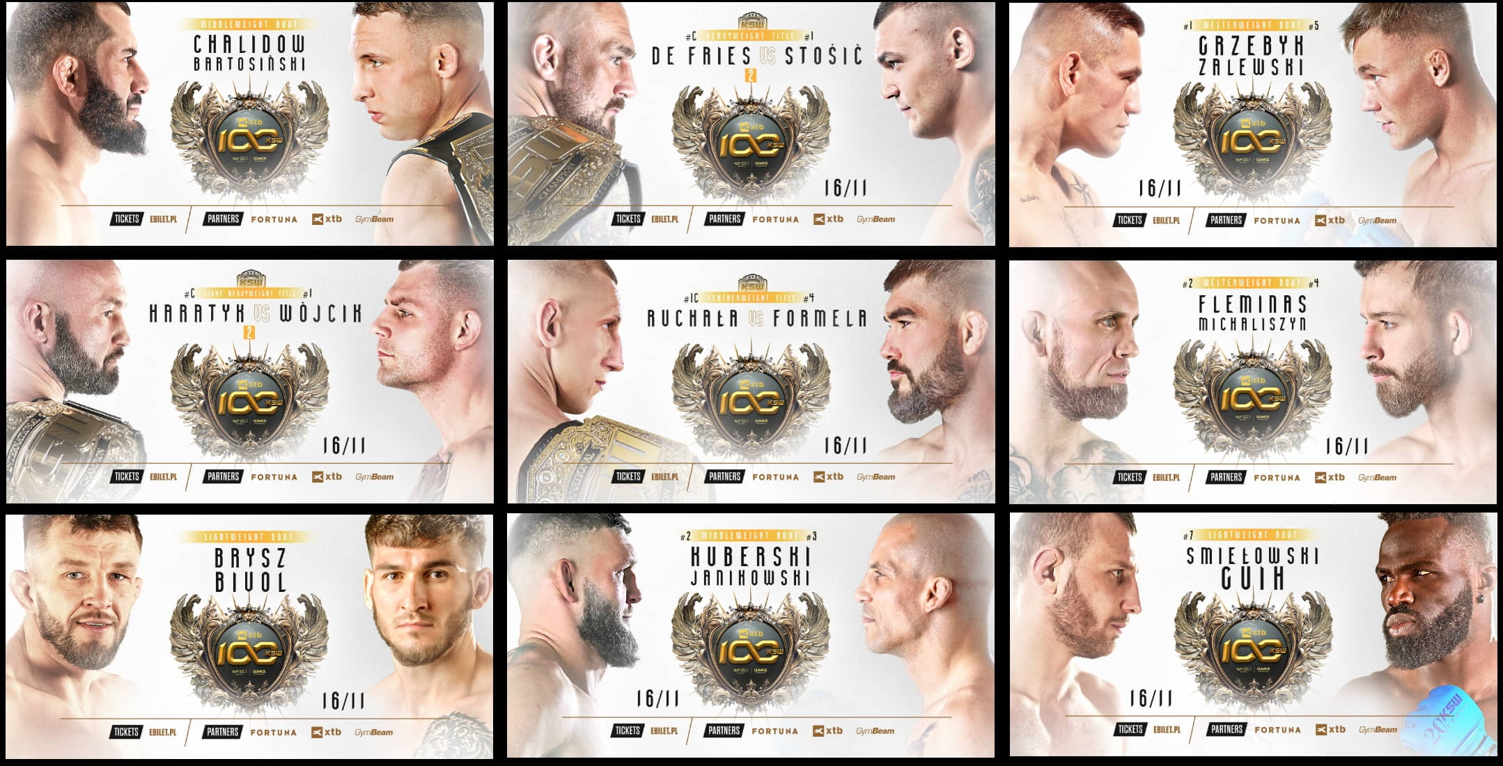 KSW 100 karta walk wyniki ppv online