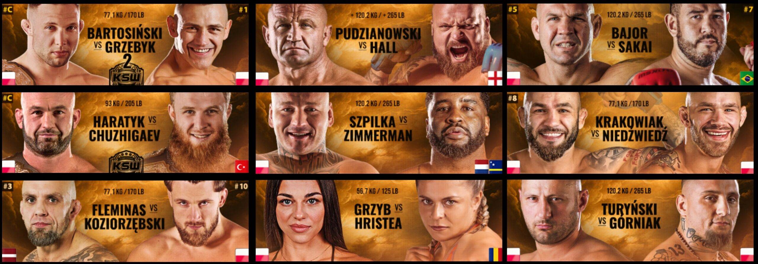 KSW 105 karta walk wyniki ppv online