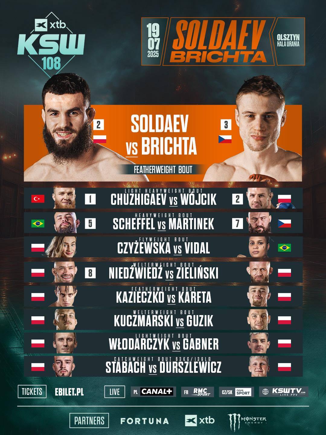 KSW 108 karta walk wyniki ppv online