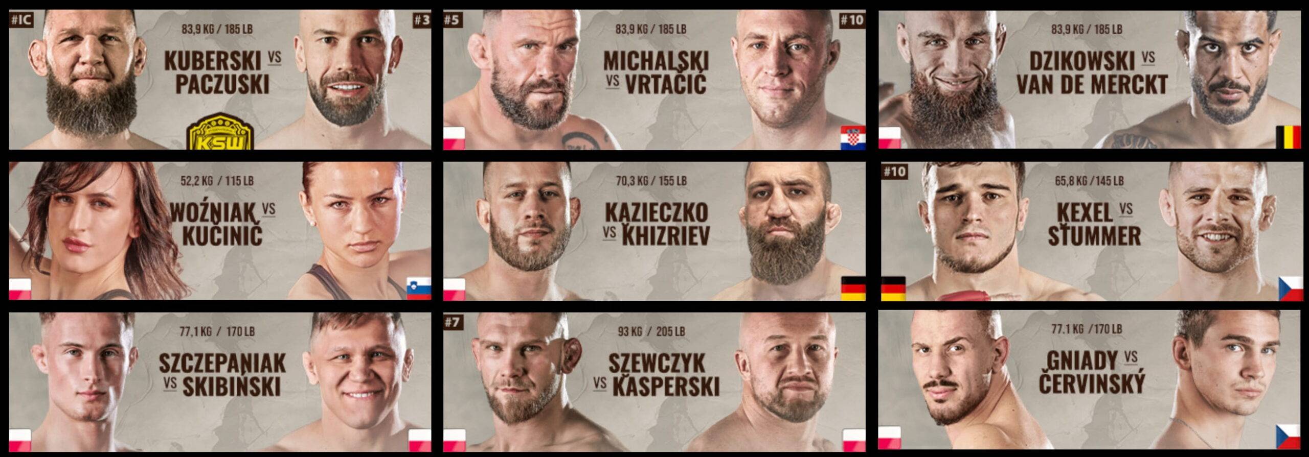 KSW 109 karta walk wyniki ppv online