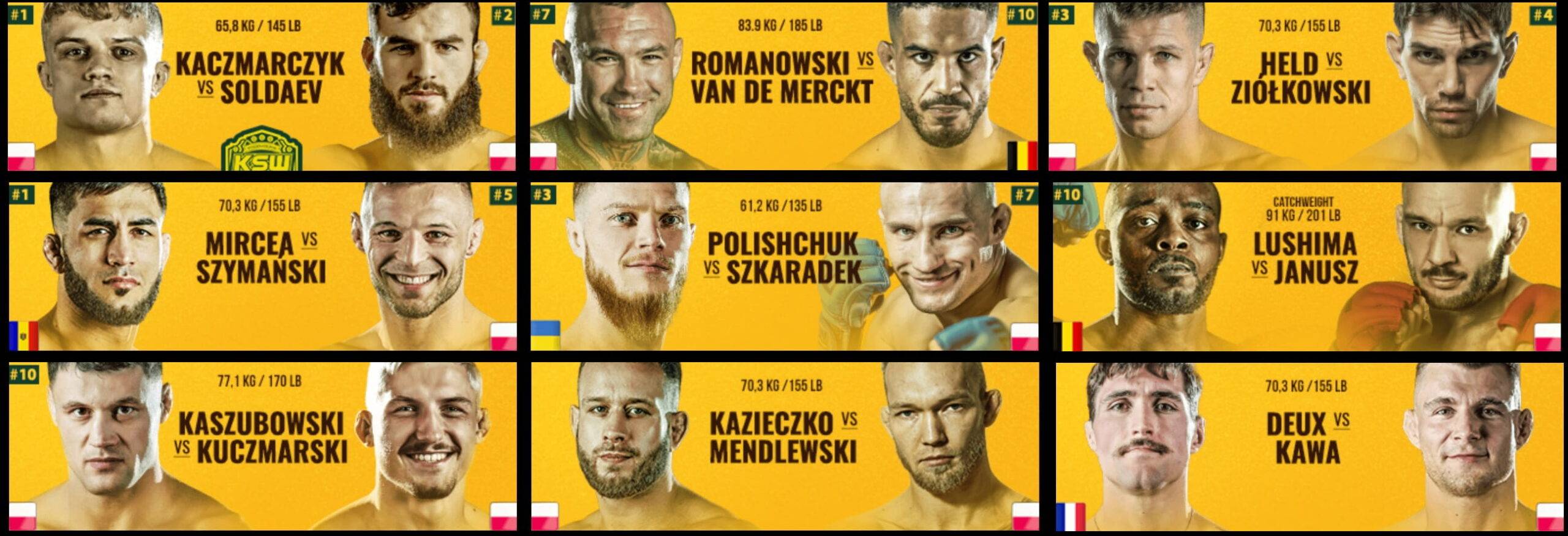 KSW 112 karta walk wyniki ppv online