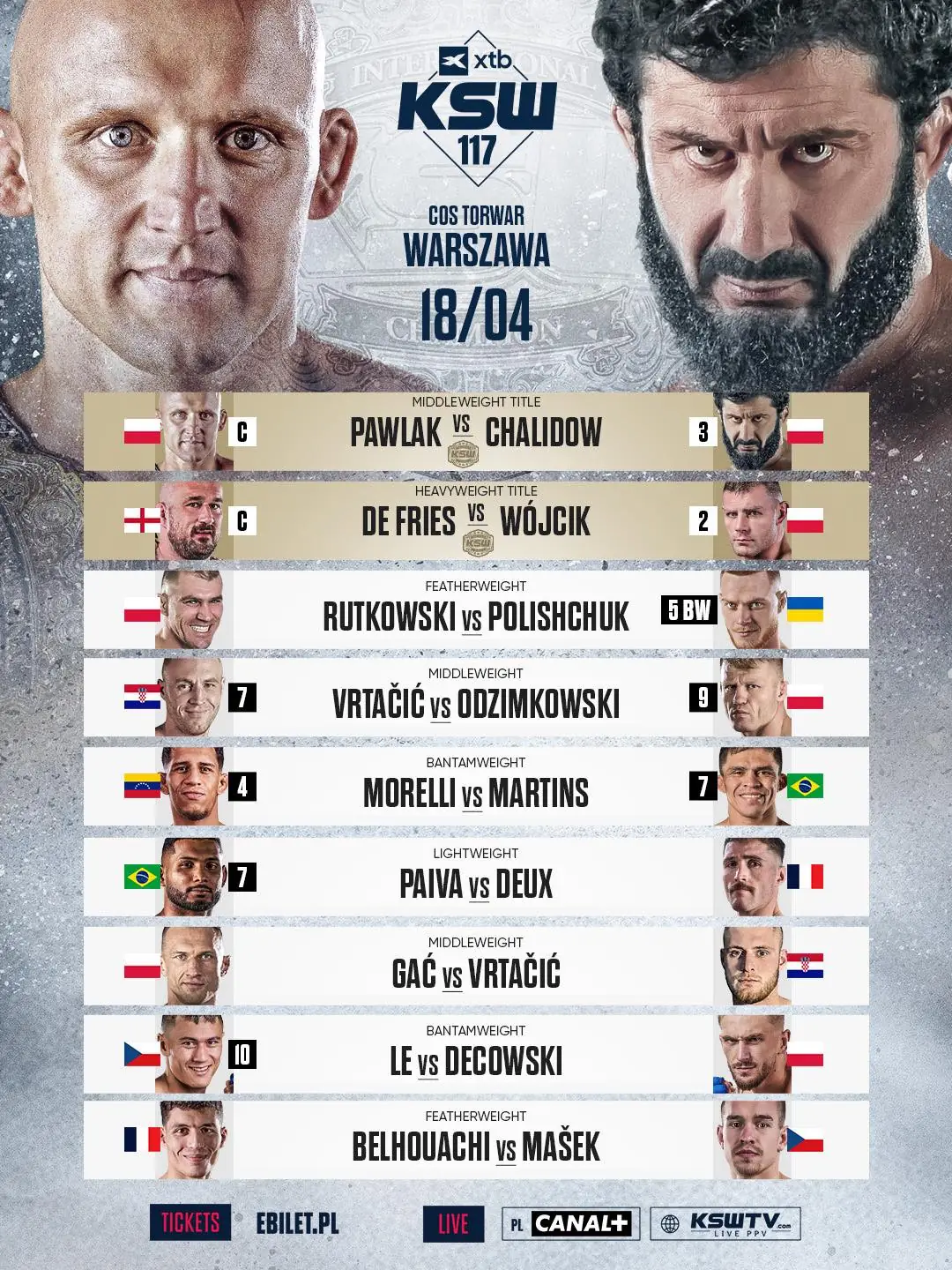 KSW 117 karta walk wyniki ppv online stream