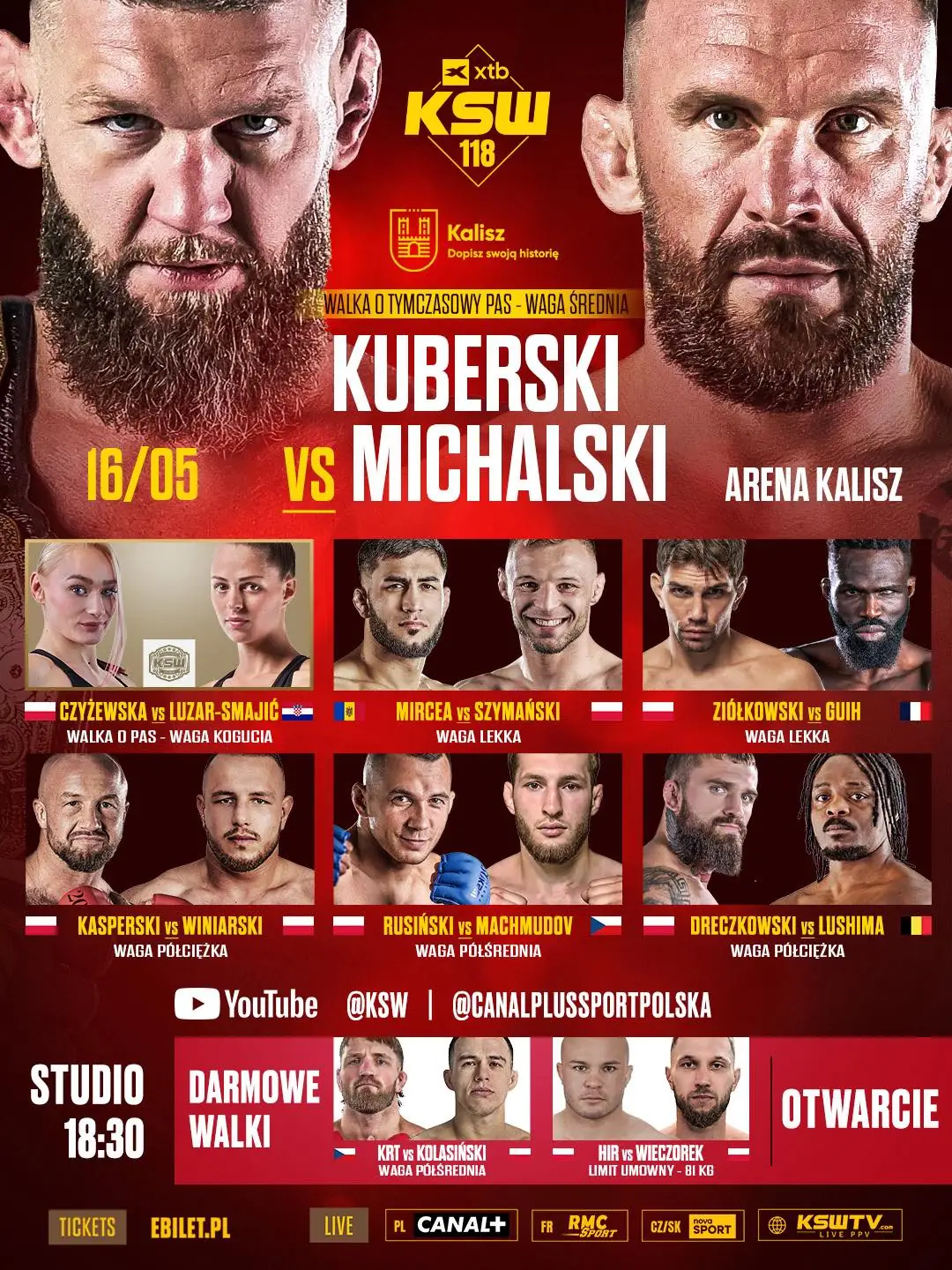 KSW 118 karta walk wyniki ppv online stream live