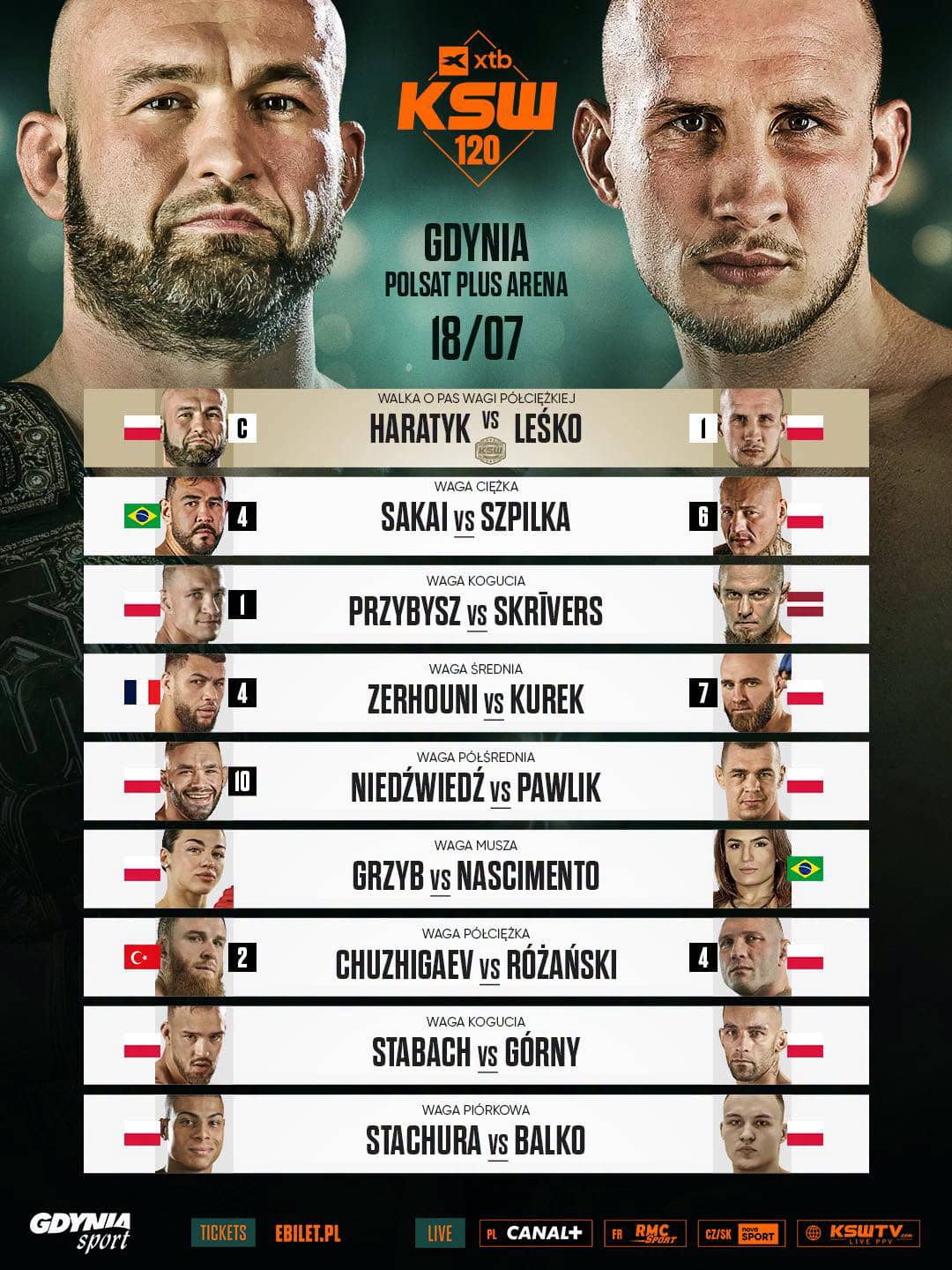 KSW 120 karta walk wyniki ppv online stream